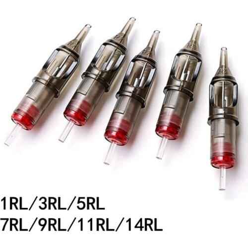 1 Box of 20 PCS Tattoo Cartridge Needles RL Tattoo Needles For Rotary Motor Tattoo Machine Liner Permanent Disposable