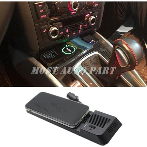 Interior Car Wireless Charger Phone Charger Center Console For Audi A4 A5 S4 S5 2008-2015 The Phone With QI Wireless Charging