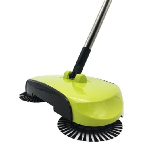 Multifunction Manual Hand-Push Sweeping Machine Non-Electric 360 Degree Rotating Floor Mop Broom Dustpan Household Cleaning