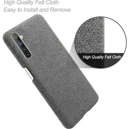 Anti-slip Ultra Thin Fabric Cloth Case For OPPO Realme 6 Pro Case Phone Cover For OPPO Realme 6 RMX200 Realme6 6pro RMX2061 2063