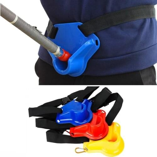 New Adjustable Fishing Rod Holder Waist Belt Fishing Supplies Fishing Rod Belly Support Holder For Boat Sea Fishing Accessories
