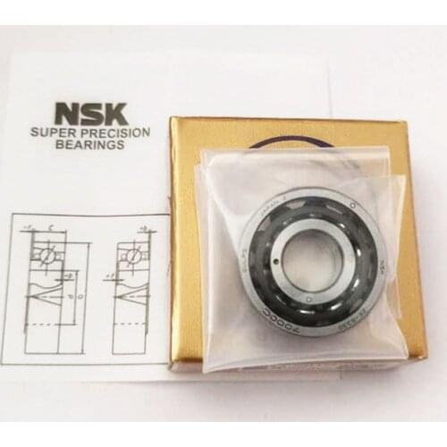 NSK Brand 1Pcs 7010 7010C 2RZ P4 DB A 50x80x16 50x80x32 Sealed Angular Contact Bearings Speed Spindle Bearings CNC ABEC-7