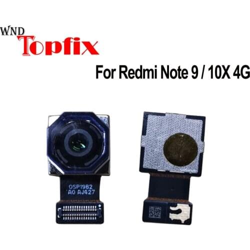 Original For Xiaomi Redmi Note 9 4G Back Camera Flex Cable Note 9 5G Rear Main Camera Note 9 Front Camera 10X 4G Big Camera