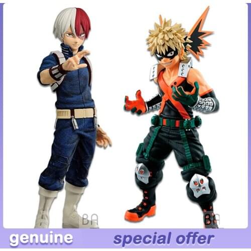 Original Bakugo Katsuki Todoroki Shoto Action Figure Boku no Hero Academia Collectible Anime Figure TEXTURE Model Academy Figure