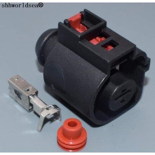 Shhworldsea 1pin 6.3mm Automotive conectores 1K0 973 751 1K0973751 for Volkswagen motor de arranque motor conector plugplug plug