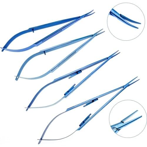 Titanium Castroviejo Needle Holder Veterinary Surgical Instruments