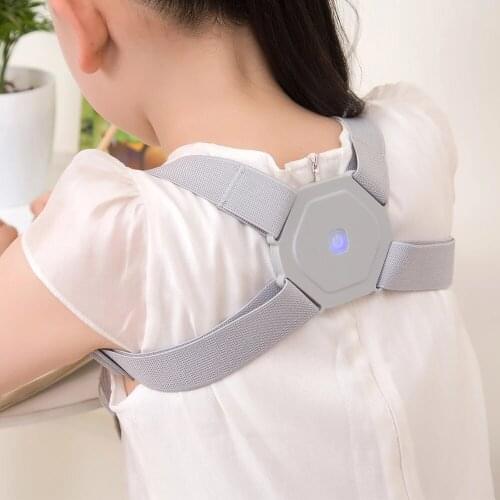 2021 Intelligent Posture Corrector Electronic Reminder Back Support Adjustable Smart Brace Support Belt Shoulder Training Belt
