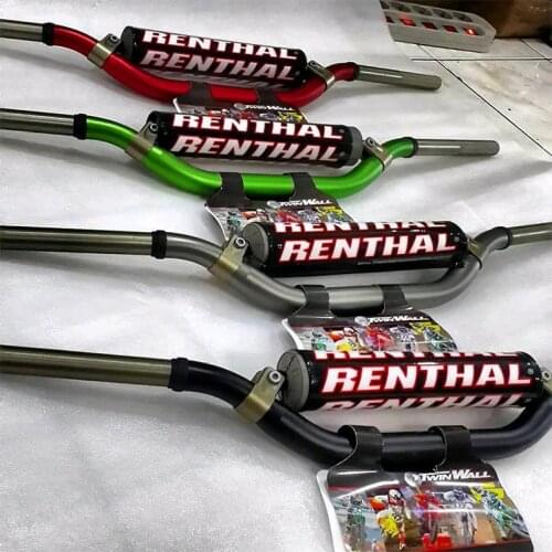 British renthal off-road motorcycle handlebar universal double-layer R-bar variable diameter handlebar pit bike handlebar