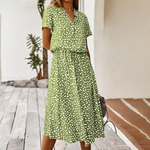 WENKOUBAN Fashionable Shirt Dresses
