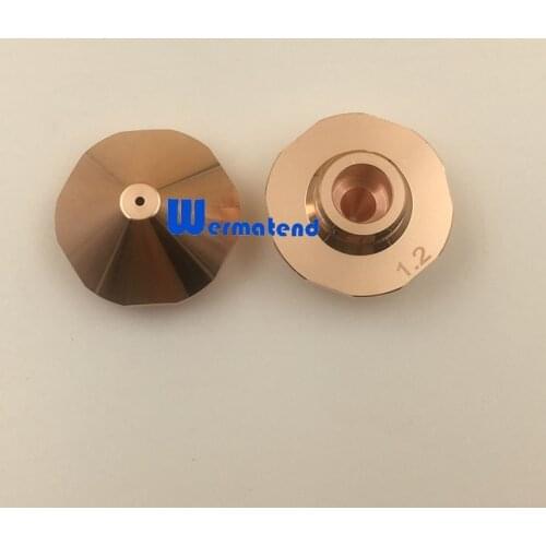 Wermatend 10pcs/lot laser nozzle 1324866 1.0 1.2 2.0 2.3mm for new trulaser 3030 3040 laser cutting machine Free shipping