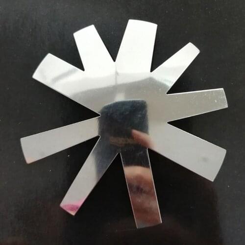 1 PC 9 Sizes French White V-shape Cut nails Manicure Edge Trimmer Shaped Stainless Steel Line Tools DIY Nail Acrylic Cutter C#11