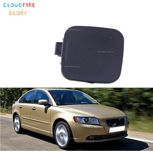 CloudFireGlory Front Bumper Grille Grill Tow Eye Hook Cap Cover Unpainted For Volvo S40 2008 2009 2010 2011 39886277 30744906