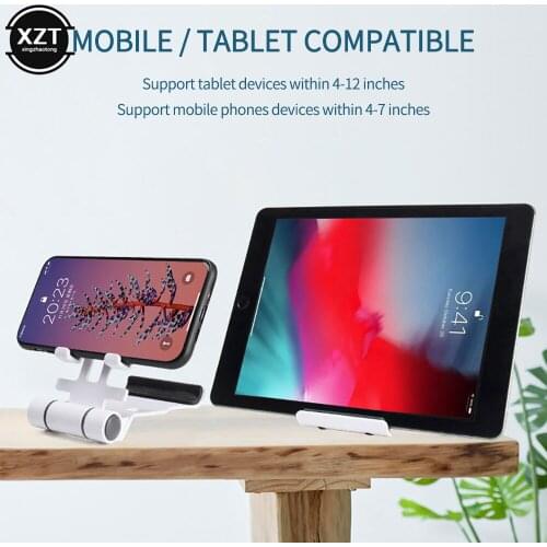 Mobile Phone/Tablet Holder Desktop Stand Folding Adjustable Mount Multi Angle Universal For IPhone 11 ipad Samsung Huawei Xiaomi