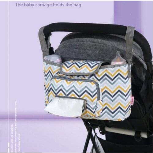 DHL 50pcs Baby Strollers Organizer Pram Buggy Cart Hanging Bag Waterproof Mummy Diaper Bag Stroller Accessories