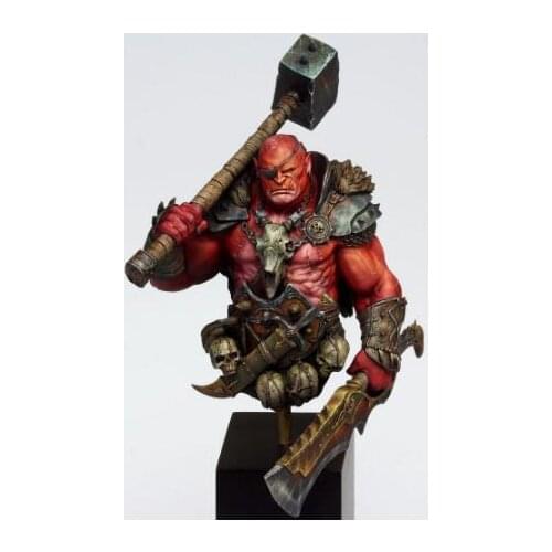 Unassambled 1/10 ancient man warrior with sword bust (NO BASE ) Resin figure miniature model kits Unpainted