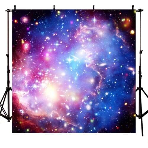 Galaxy Red Outer Space Backdrop Purple Star Cluster Background Native Galaxy Nebula Starry Sky Backdrop Photo Booth Wallpaper