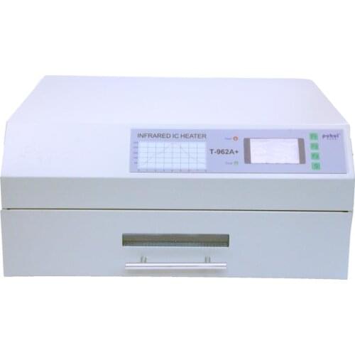 PUHUI T-962A Infrared Solder Led Free Reflow Oven Windowed Drawer IC Heater 300x320mm T962A