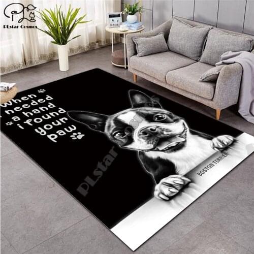 Dog carpet kids room soccer rug field parlor bedroom living room floor mats children large rugs home mat style-4