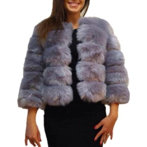 Lisa Colly Long Fur Coats