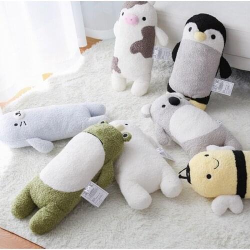 Cartoon Animal Cute Pet Plush Toys Panda Seal Plush Pillow Stuffed Plush Animal Girl Christmas Gifts Toys for Children Home Deco