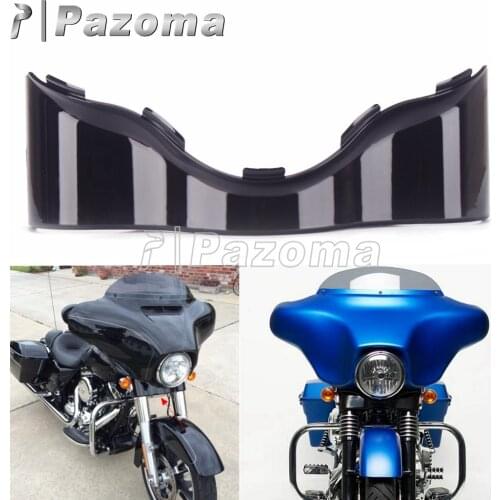 Motorcycle Black Plastic Batwing Outer Trim Lower Fairing Skirt For Harley Touring Electra Street Glide Ultra Limited 2014-2020