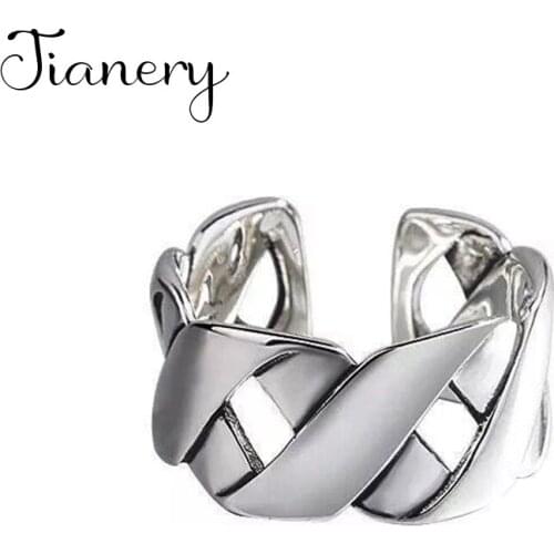 New Trendy Personality Punk Cross Rings For Women Lady Resizable Size Rings Party Jewelry Charm Gifts 2021