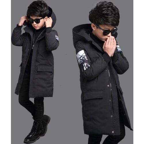 Boys' clothing winter coat childrens clothing warm clothes down cotton coat hat coat raincoat thick coat childrens Park