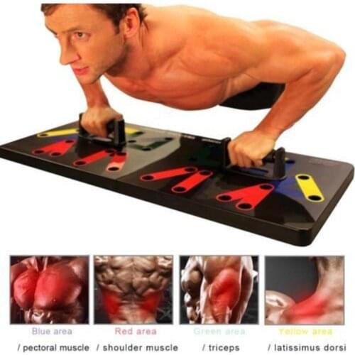 Push up Working Platform Board Fitness Sports Condition 9 in1