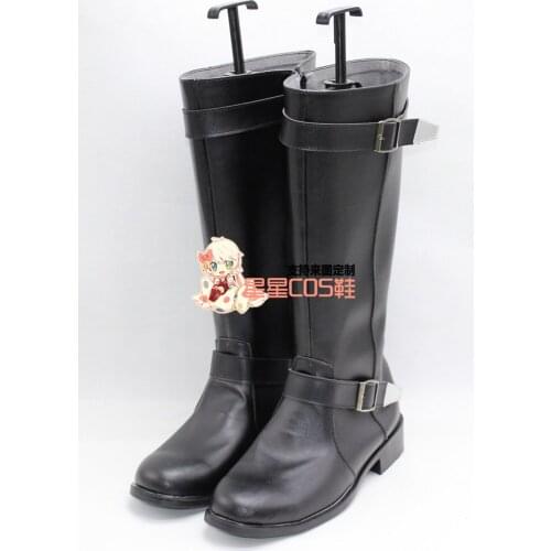 Sliver Soul Gintoki Sakata Black Adult Halloween Cosplay Shoes Boots X002
