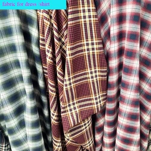Wide 140cm Good Yarn Dyed Stripes Polyester/Cotton Fabric Quilting Cloth Patchwork Sewing Material Diy Girl Dress/Shirt Clothing
