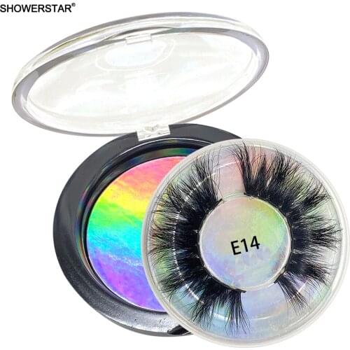 SHOWERSTAR 20mm Lashes 5D False Mink Eyelashes Natural Fluffy Mink Lashes No Cruelty Factory Direct Sales Extension Eyelash