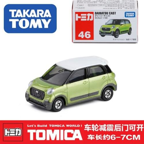 TAKARA TOMY1/58 Made in Vietnam No. 46 Daihatsu CAST Car Alloy Car Model Applicable Model Toy Car Model