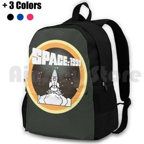 Space 1999 Vintage Style Outdoor Hiking Backpack Waterproof Camping Travel Anderson _ Space1999 Space1999 Vintage Retro Tv
