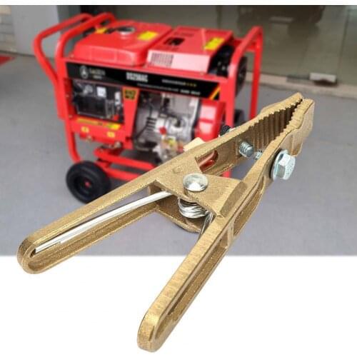 260A Grounding Clamp A-shaped Heavy Duty Earth Clamp Antioxidant Brass Multipurpose Welding Ground Clamp for Shipyards