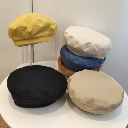 Hats for Women Summer Spring Simple Fashion Beret Wild Caps Korean Student Painter Hat Autumn Female Hat Wholesale NS1596