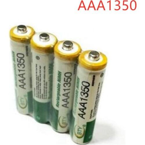 100% New AAA1350 battery 1800 mAh 3A Rechargeable battery NI-MH 1.2 V AAA battery for Clocks, mice, computers, toys so on