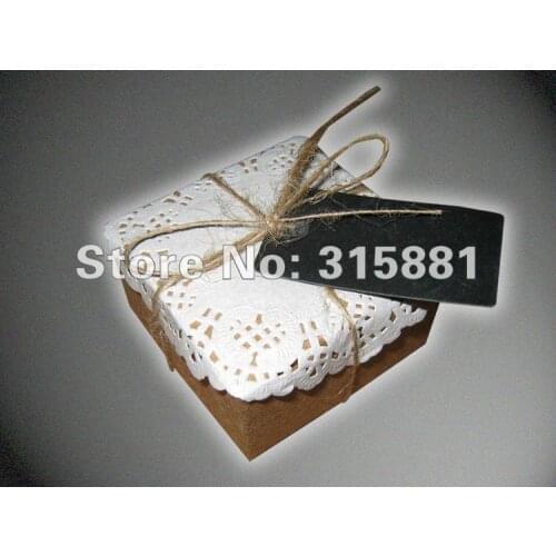 2012 New Gift paper boxes, small kraft paper boxes, jewelry paper boxes 100set/lot 6.3cmX6.3cmX3.2cm