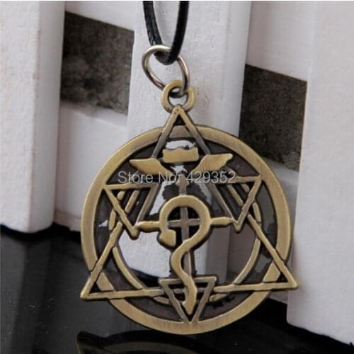 2014 New Japan Anime Full Metal Alchemist Hagaren Cosplay Necklace Pendant Necklace 10pcs/lot