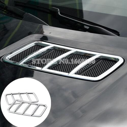ABS Exterior Hood Air Vent Cover Trim 2pcs For Benz GLE W166 /Coupe C292 2015-2019 Car accesories interior Car Trim