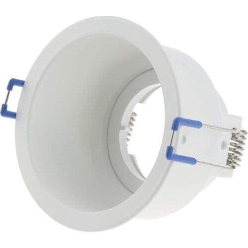 NO adjustable Ceiling Lamp Holder Bases Halogen Light Bracket Cup Aluminum LED Downlight GU10 MR16 spot light Bulb Lamp Holders