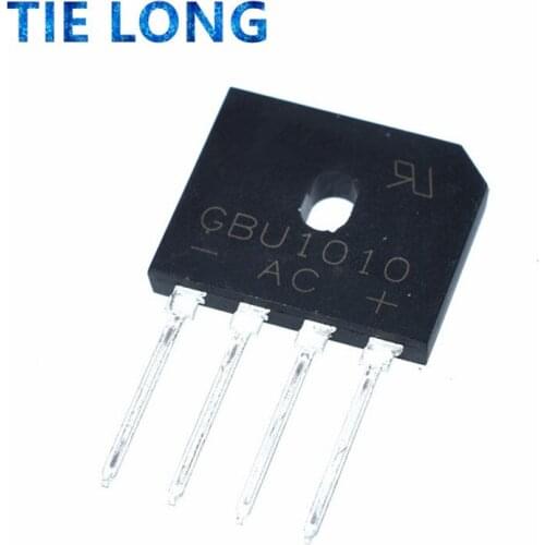 5PCS 10A 1000V DIP-4 diode bridge rectifier GBU1010