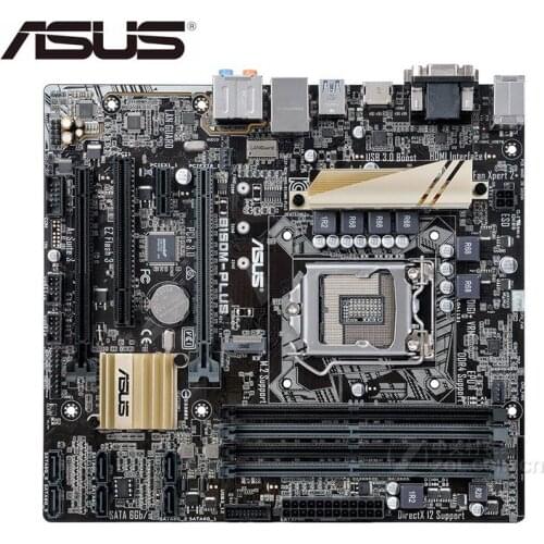 Motherboard for ASUS B150M-PLUS LGA1151 USB3.0 PCI-E3.0 SATA3.0 For ASUS B150M-PLUS Used Desktop for Intel B150 DDR4