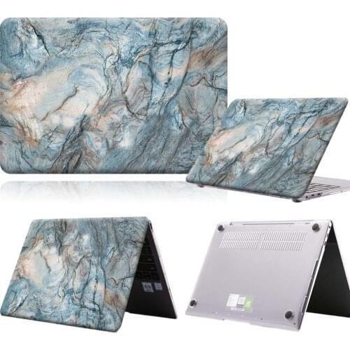 Blue Vein Marble Pattern Fasion Laptop Case For MateBook 13/13 AMD Ryzen/14/D14/D15/X 2020/X Pro/Pro 16.1/Honor MagicBook 14/15