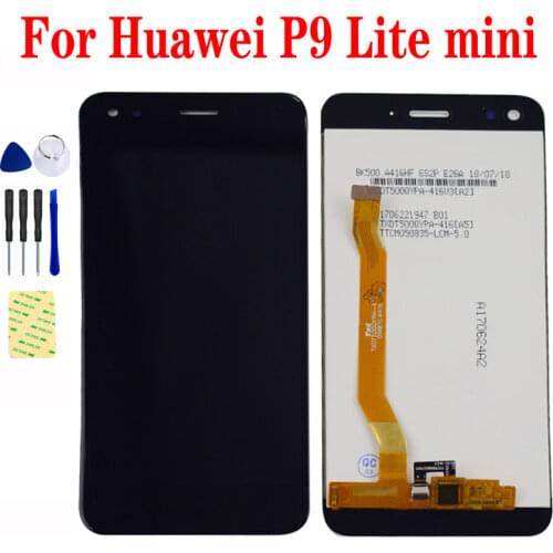 New For Huawei P9 lite mini LCD Touch Screen Digitizer Sensor For Huawei Y6 Pro 2017 LCD Display SLA L02 L22 L03 Assembly