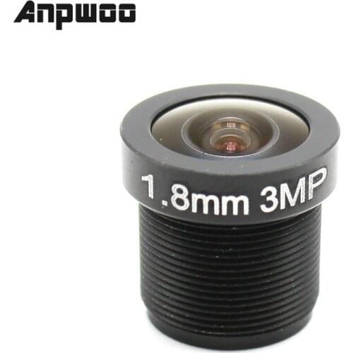 ANPWOO 2.8mm 1.8mm 3.6mm CCTV lens F2.0 M12*0.5 Wide View fisheye Lens M12 Mount Compatible Wide Angle CCTV Lens