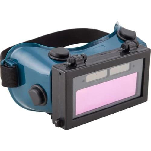 Auto Darkening Welder Welding Eyes Goggles Glasses Helmet Mask Eyeshade Patch Eyes Workplace Goggles (Dark Green)