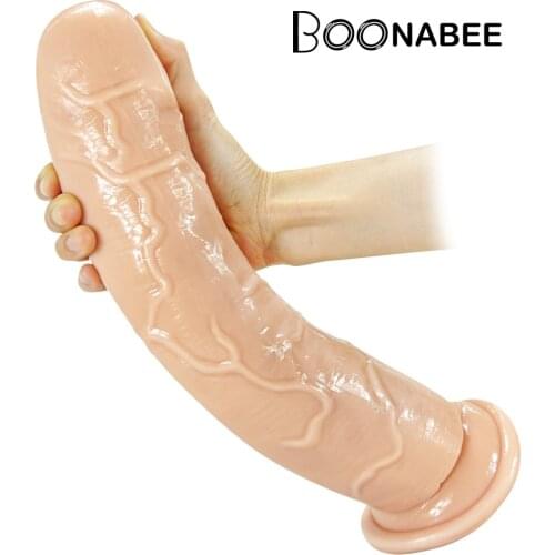 Huge Dildo Realistic Silicone Dildo Vagina Anal G-Spot Clitoris Stimulator Big Penis with Suction Cup For Men Women Masturbator