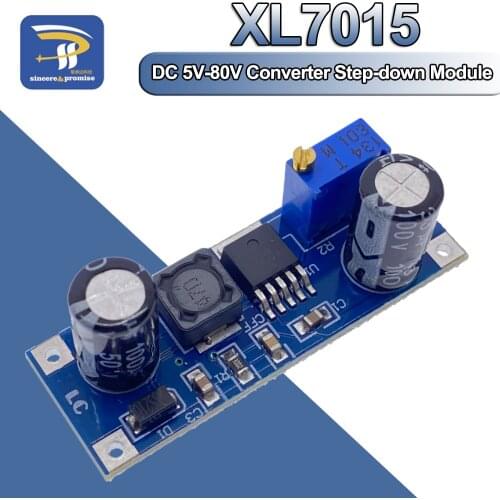 XL7015 V2 DC-DC Converter Step-down Module 5V-80V Wide Voltage Input 7005A LM2596