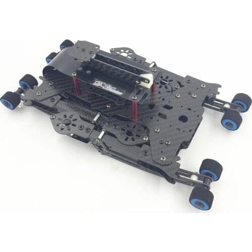 Mini DH410 FPV Folding Carbon Fiber Quadcopter Frame FPV with Retractable Landing Skid 410mm Wheelbase for DIY Racing