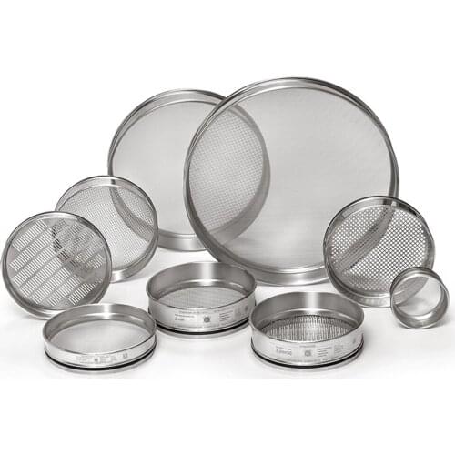 Standard Laboratory Test Sieve Filter Mesh Screen Mesh Sample Sieve Soil Sieve Inspection Pharmacopeia Sieve Dia 20cm 12-200mesh